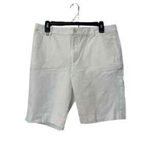 Lauren Ralph Lauren Bermuda Shorts Womens Size 12 White Black Label